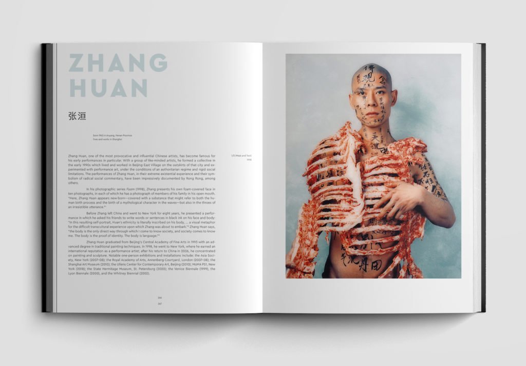 Chinese Photographer - Zhang Huan book page