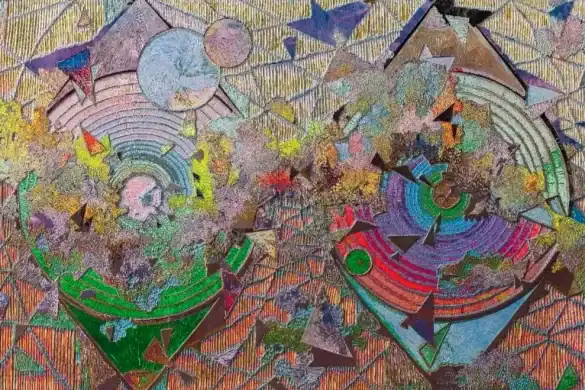 Jiang Miao: Carving Cosmic Order Into Layers of Color at Whitestone Gallery Beijing